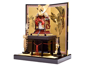 五月人形 奉納鎧 / 鈴甲子雄山 / 国宝 竹雀金物赤糸威大鎧 三分之一