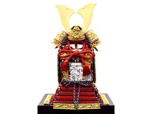 五月人形 奉納鎧 / 鈴甲子雄山 / 国宝 竹雀金物赤糸威大鎧 三分之一