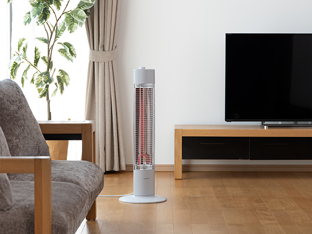 遠赤電気ストーブ KSS-08252/W｜電気ストーブ／ヒーター｜シーズン