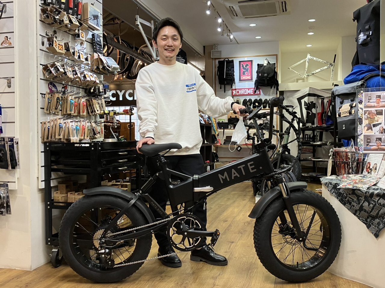 MATE.BIKE【MATE Xカスタム】自転車とお客様のご紹介☆ | コンズ