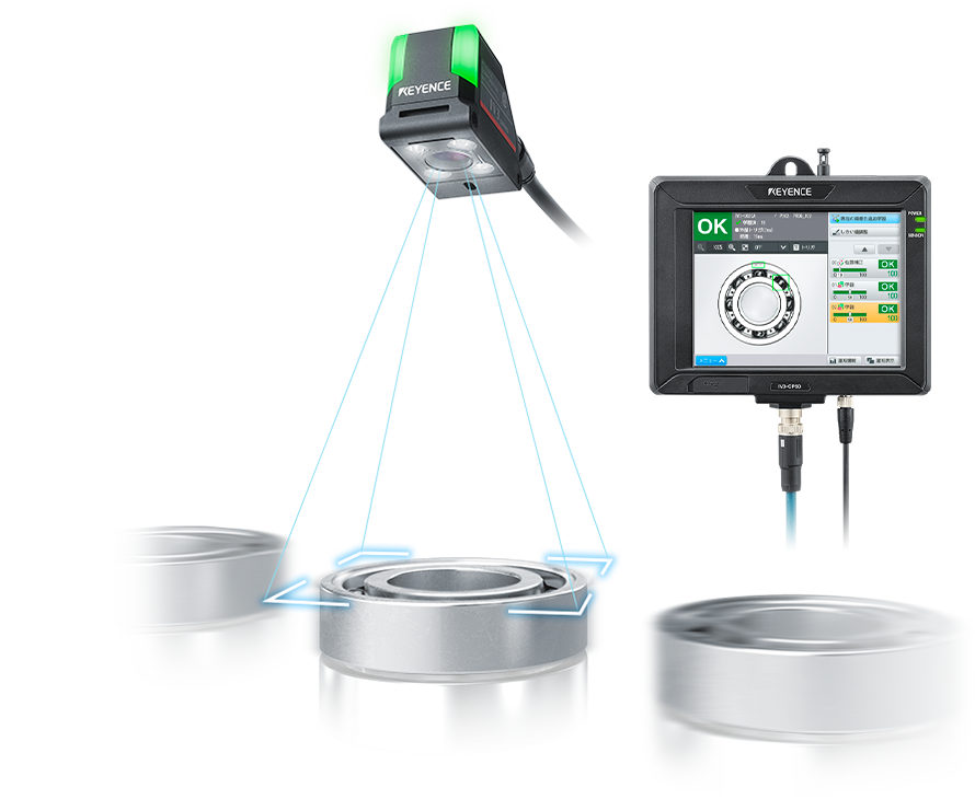 AI搭載 画像判別 IV3シリーズ | “自動”設定が簡単を超える | キーエンス