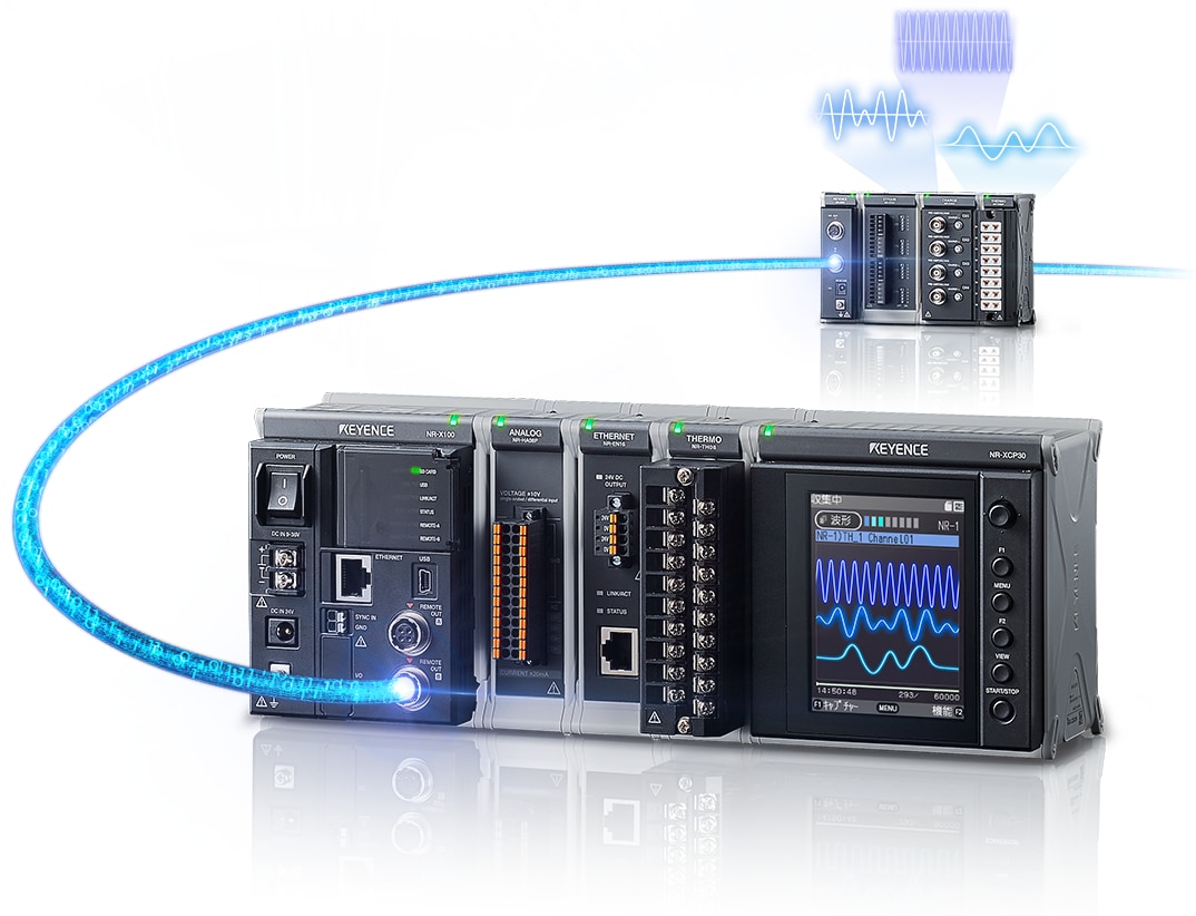 配線1本、設定10秒。マルチ入力データロガーNR-Xシリーズ | キーエンス
