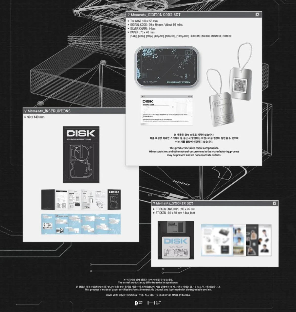 BTS - 7 MOMENTS (THE 2025 ARCHIVE DISK) – KeaPOP