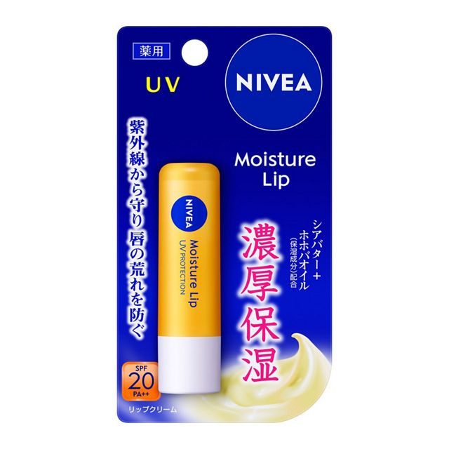 ゆうパケット配送対象】[花王]ニベア モイスチャーリップ UV 3.9g 薬用