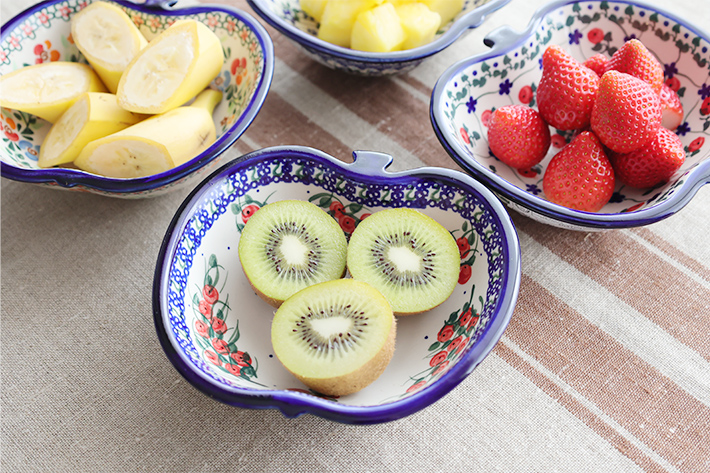 りんごボウル・ポーリッシュポタリー(ポーランド食器)