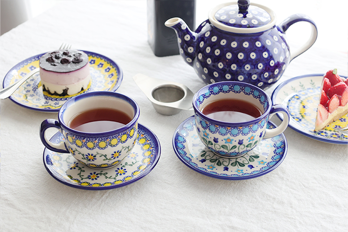 カップ＆ソーサー(VENA)ポーリッシュポタリー(ポーランド食器)