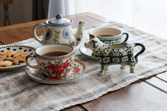 牛のクリーマー(ポーランド食器)