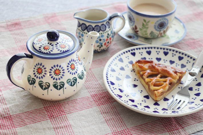 ティーポット・ポーリッシュポタリー(ポーランド食器)