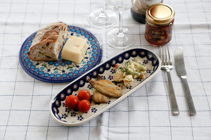 オーバルプレート・ポーリッシュポタリー(ポーランド食器)