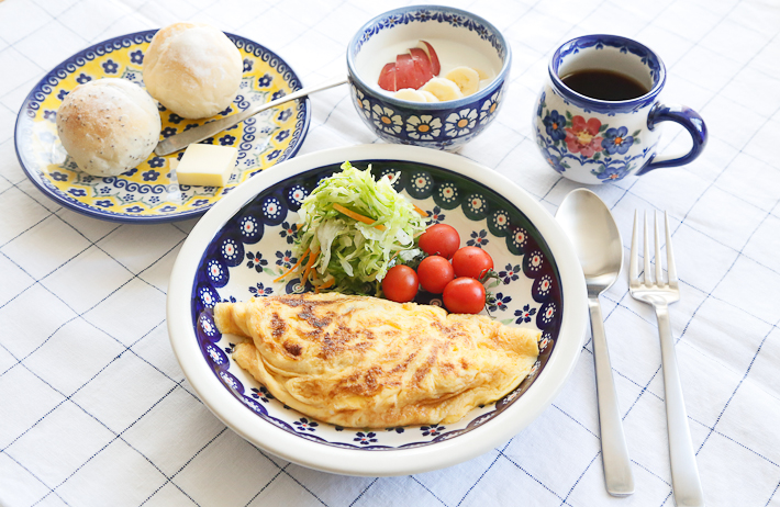 スープ・パスタ皿・ポーリッシュポタリー(ポーランド食器)