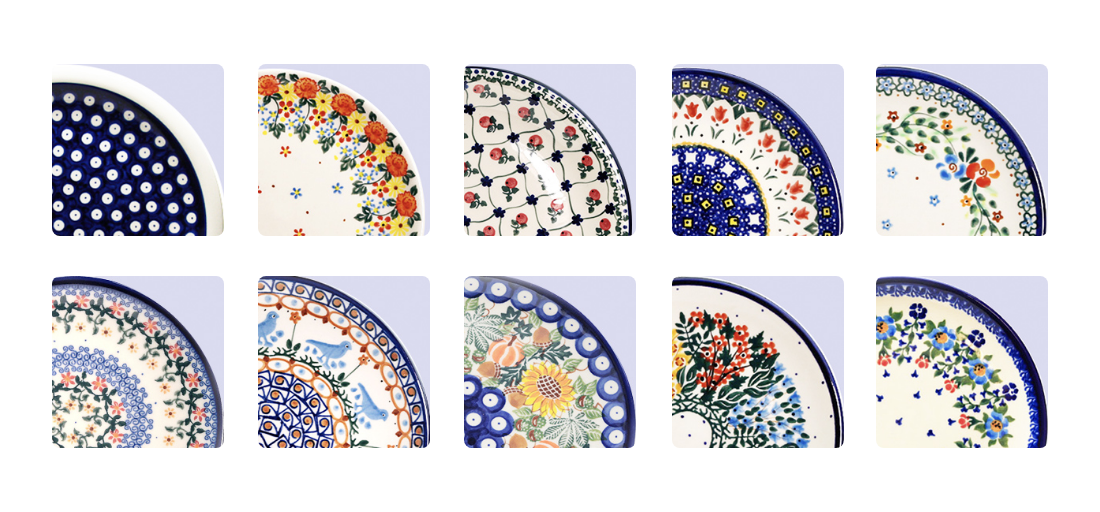 クリスマスキャンディーボックス・ポーリッシュポタリー(ポーランド食器)