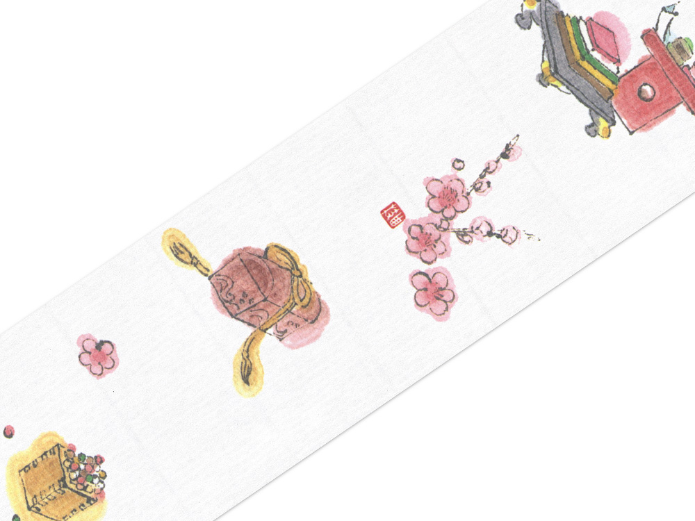 帯紙 ひなまつり | ひな祭りの掛紙 | ネットストア | 京の老舗御用達の