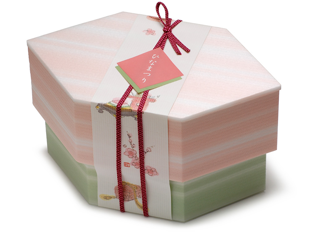 ユニ折箱 ほのか ひなまつり 二段【包】 | 催事折箱 | ネットストア