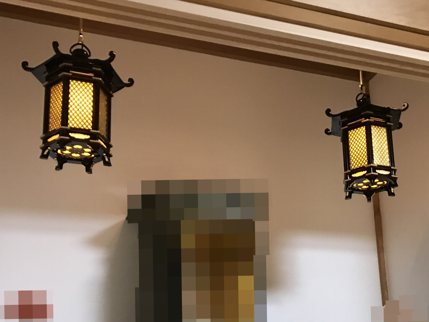 木製吊灯篭(八角蕨手付) 京仏商谷口の制作事例 京都市西京区の京仏具匠