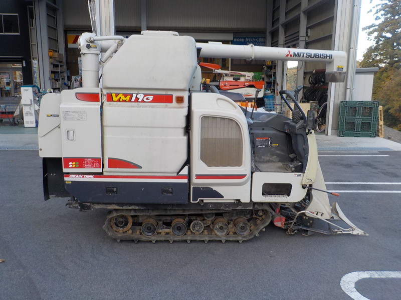 三菱 コンバイン VM19G グレンタンク 19ps 使用時間254h 2条刈 HST
