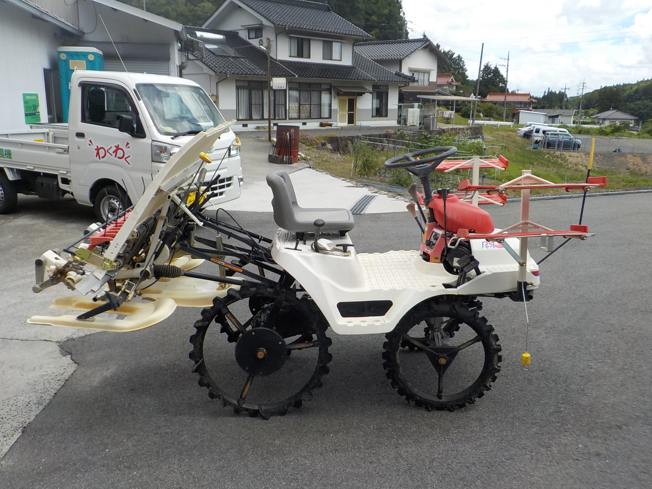 ヤンマー 田植機 Pe-1 4ps 4条植え クランク リコイルスタート