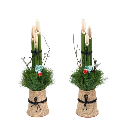 玄関用ミニ門松 「和（なごみ）」【屋外用】（高さ約75cm）の販売