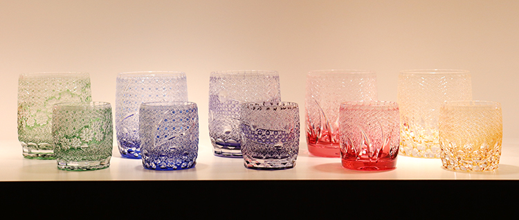 江戸切子 伝統工芸士 篠崎英明 作品展」 | カガミクリスタル