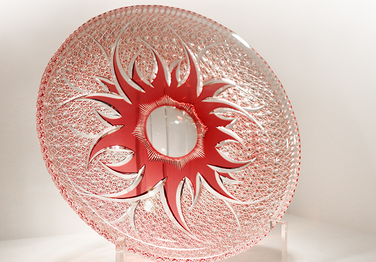 江戸切子 伝統工芸士 篠崎英明 作品展」 | カガミクリスタル