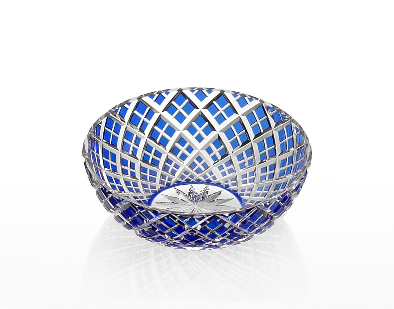 江戸切子 小鉢＜矢来重紋＞ | カガミクリスタル