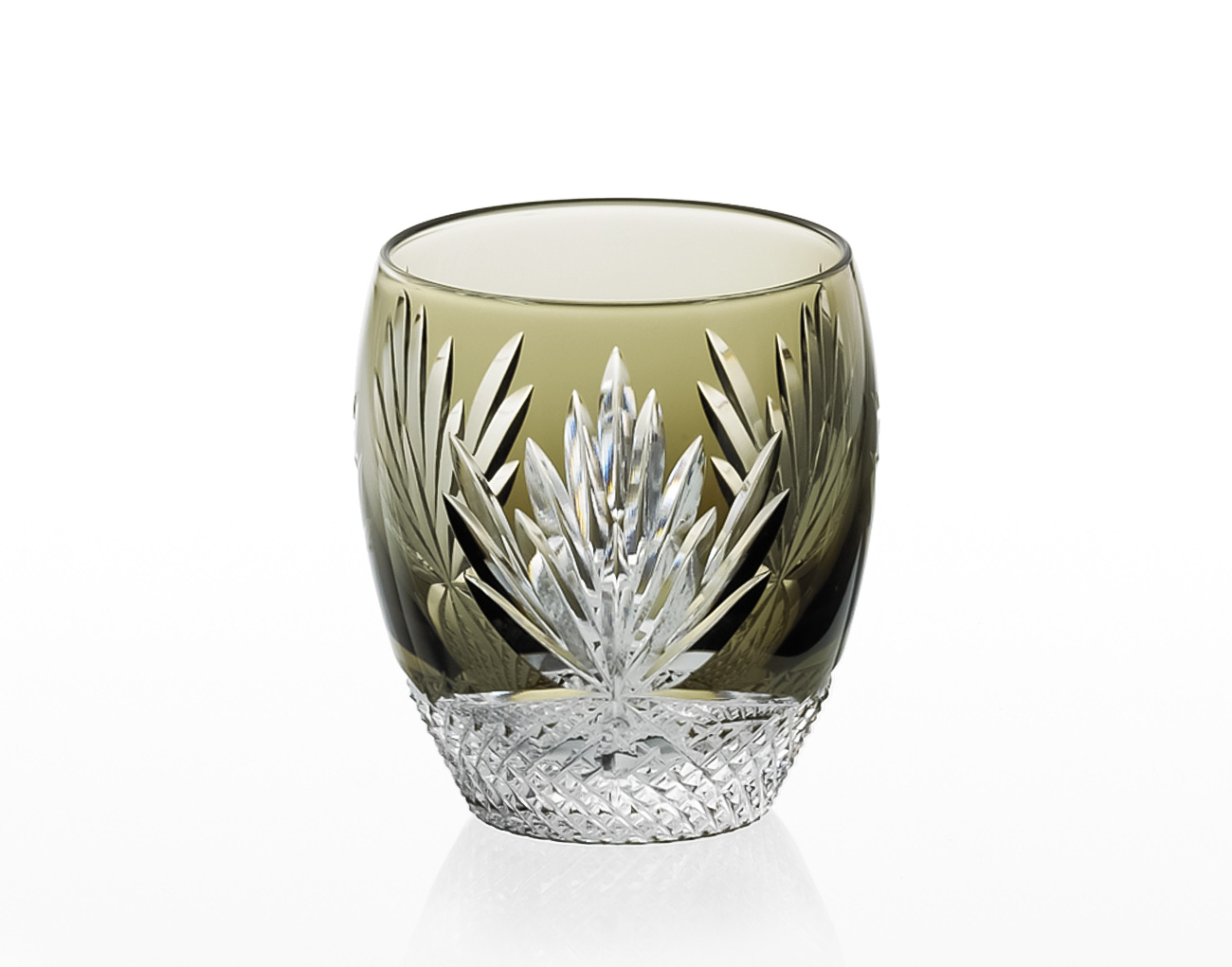 江戸切子 ロックグラス＜月下美人＞ | カガミクリスタル