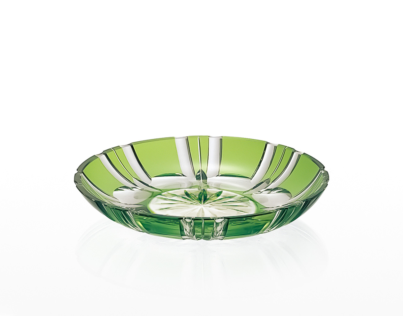 江戸切子 銘々皿＜竹の膳＞ | カガミクリスタル