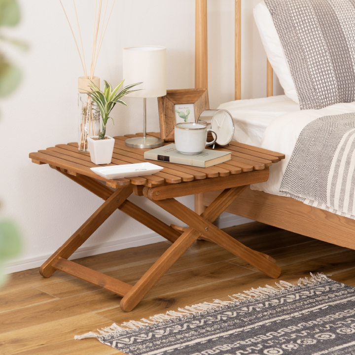 NX-531 フォールディングローテーブル 60x60cmの通販情報 - 家具通販の