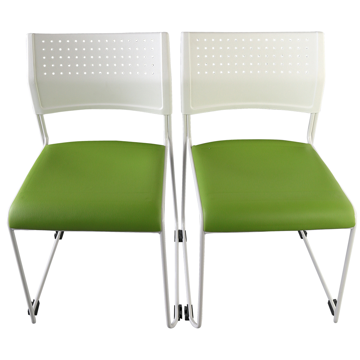 スタッキングチェアNPTレザータイプ 幅500 奥行535 高さ780 NPT-001V