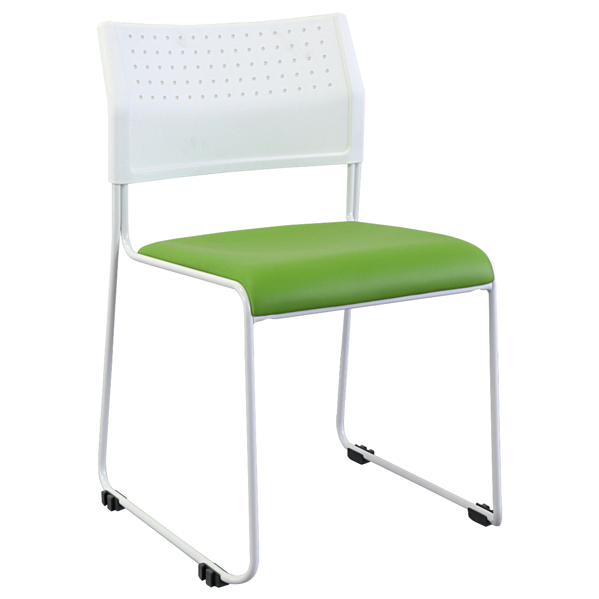 スタッキングチェアNPTレザータイプ 幅500 奥行535 高さ780 NPT-001V