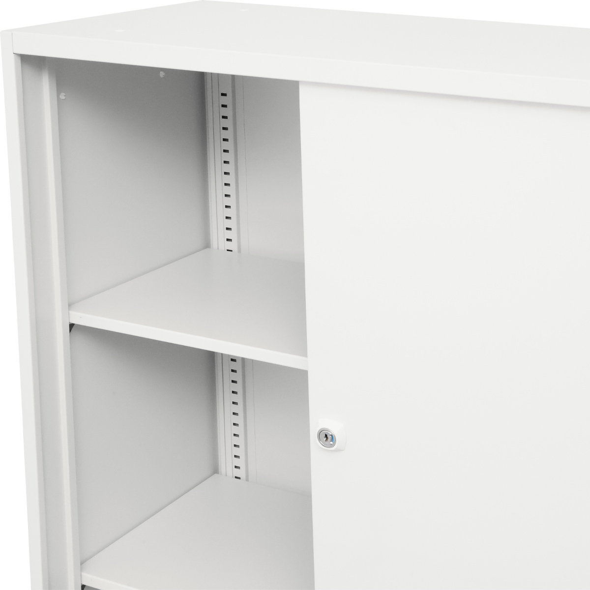 レビューキャンペーン実施中】Strucht ストラクト 3段引違い書庫 幅800