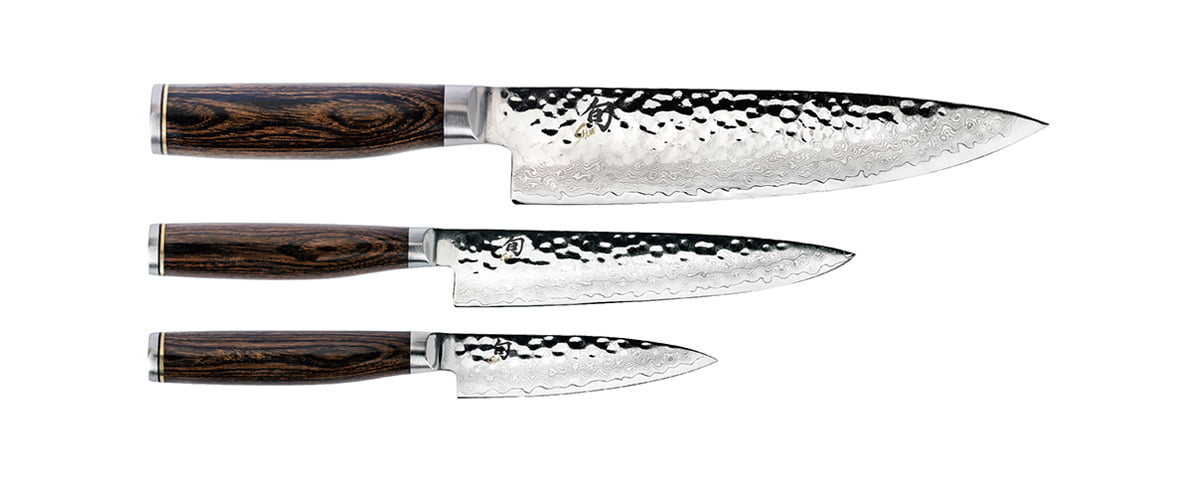 旬Nagare Black 2本セット（三徳175mm・パーリング85mm） | Products