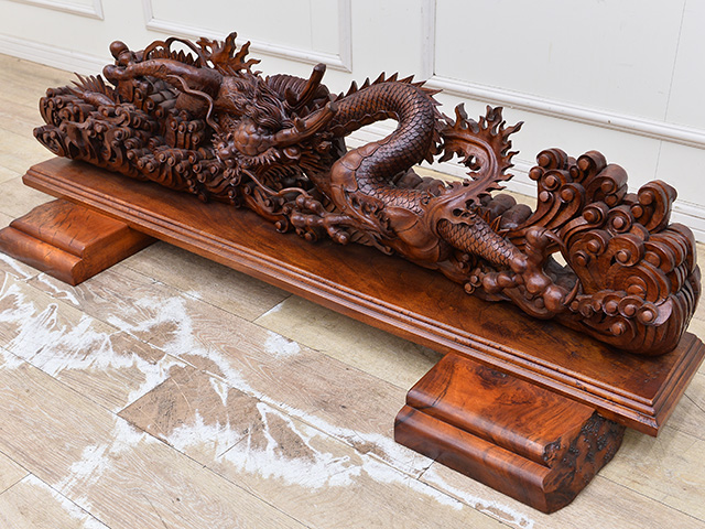 骨董品買取】大型龍の木彫り｜買取価格25,000円 | 広島のリサイクル