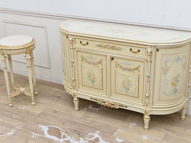 H112K68c イタリア製 サイドボード ロココ調 H112K68c イタリア製