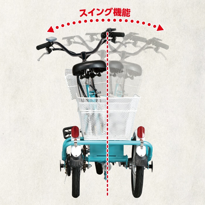 かかしさんのJA(農協)通信販売 / 安心らくらく電動アシスト三輪自転車 FD25