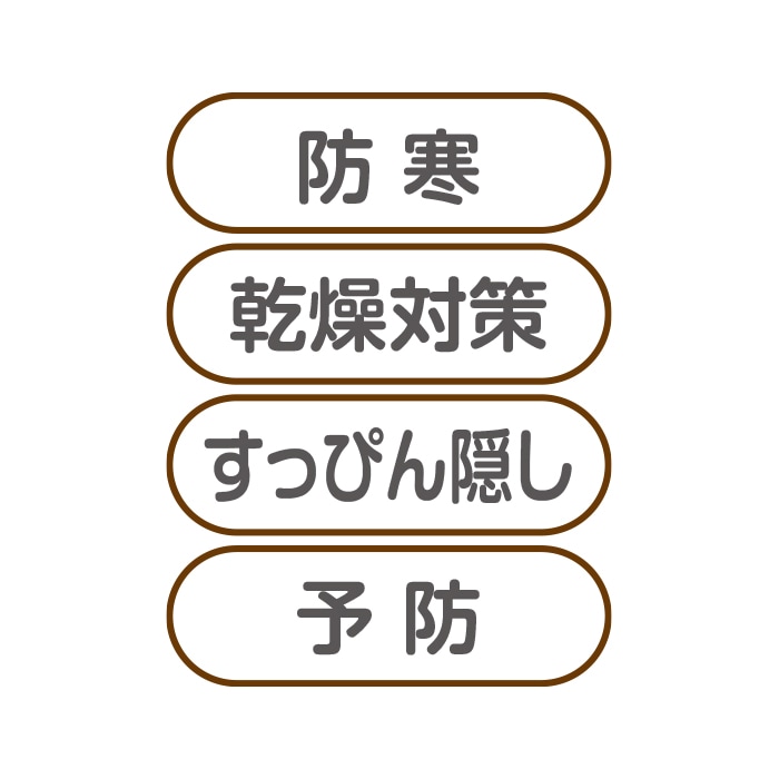 かかしさんのJA(農協)通信販売 / 吸湿発熱暖かマスク4枚組 SG111