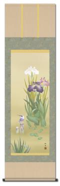 菖蒲 堀高泉 尺五立！ 夏 - 掛け軸（掛軸）販売通販なら掛け軸総本家