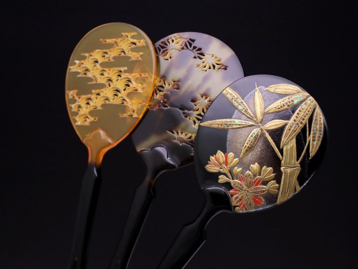 白べっ甲 | べっ甲かんざし・髪飾り・和装小物専門店 銀座かなめ屋