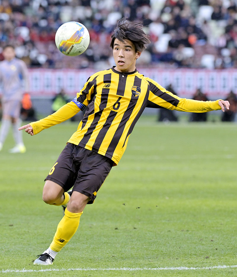 東海大相模・主将MF長井、憧れたピッチで奮闘「キャプテンっぽくなれ