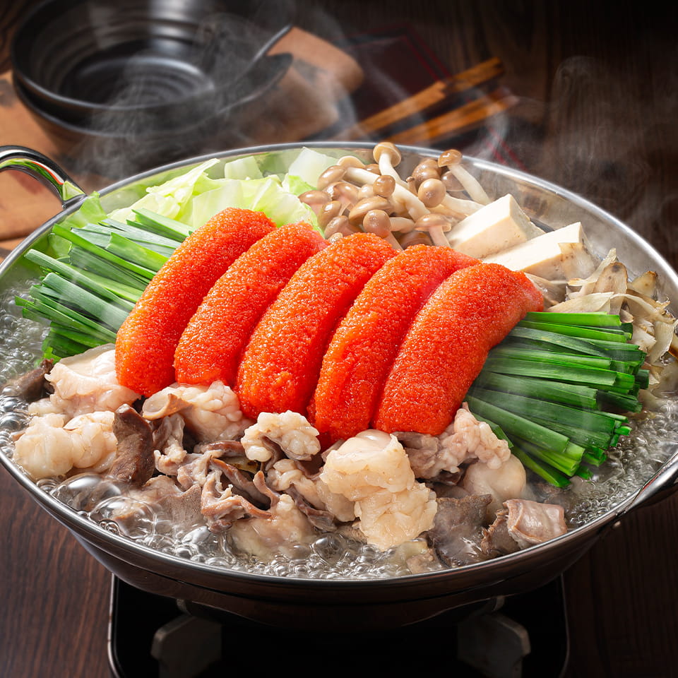 明太もつ鍋（3～4人前） | かねふく公式通販サイト | 明太子を博多から直送