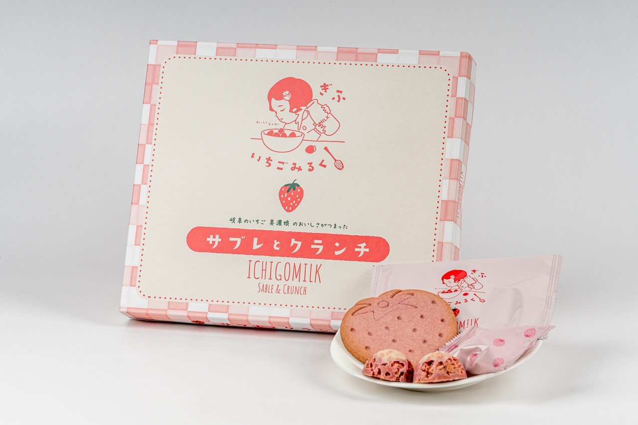 ぎふいちごみるくサブレとクランチ［（株）天秤や］｜お土産｜岐阜県