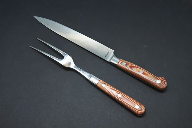 HOUEIカービングナイフ＆フォークセット