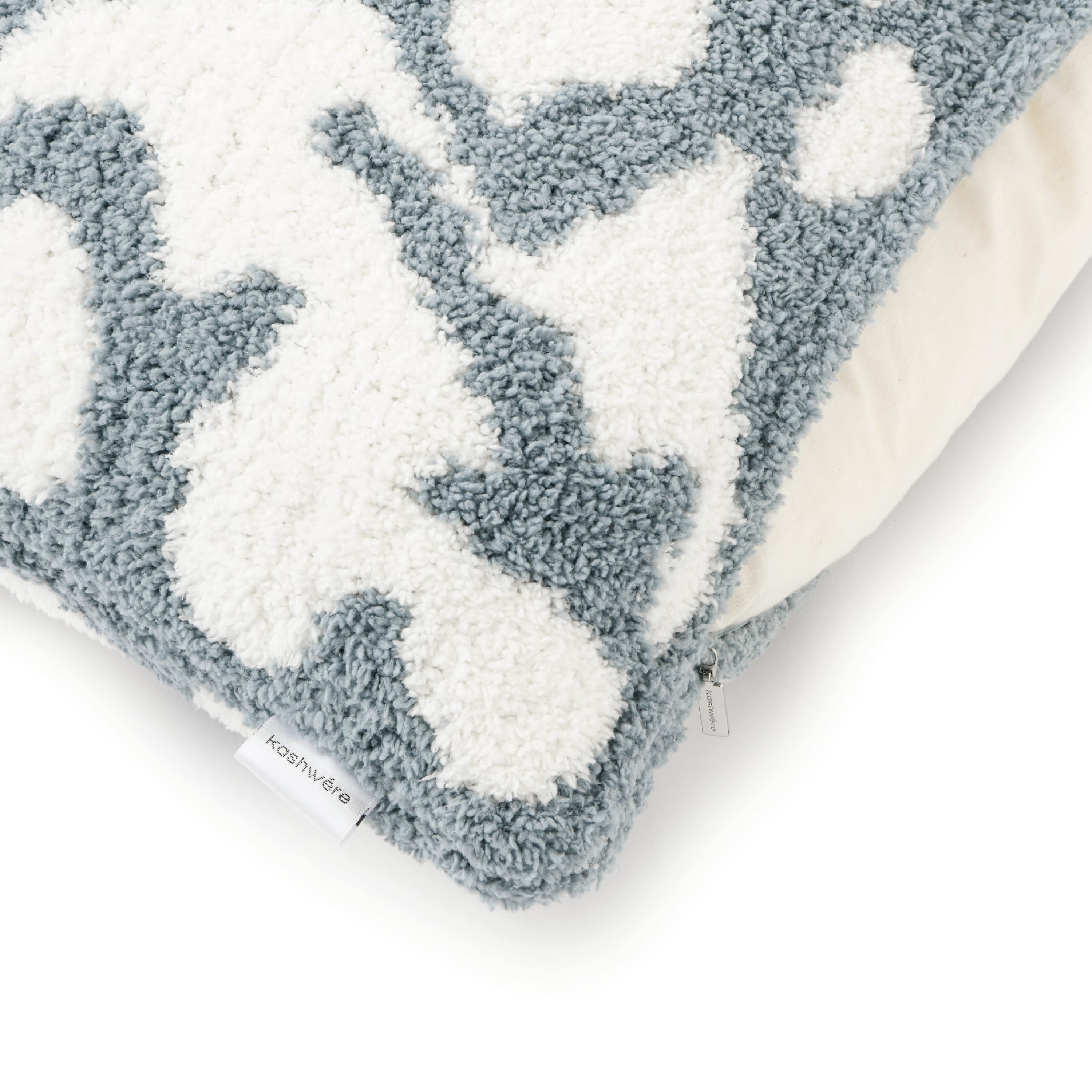 CUSHION COVER / DAMASK(カバーのみ silver blue/creme): HOME