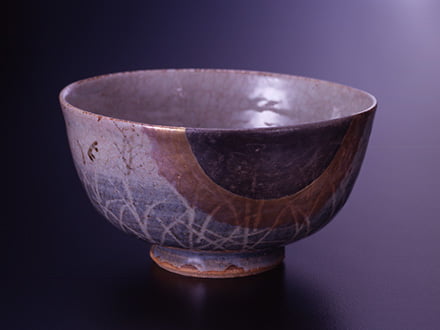 銀三彩輪花鉢｜吉兆庵美術館