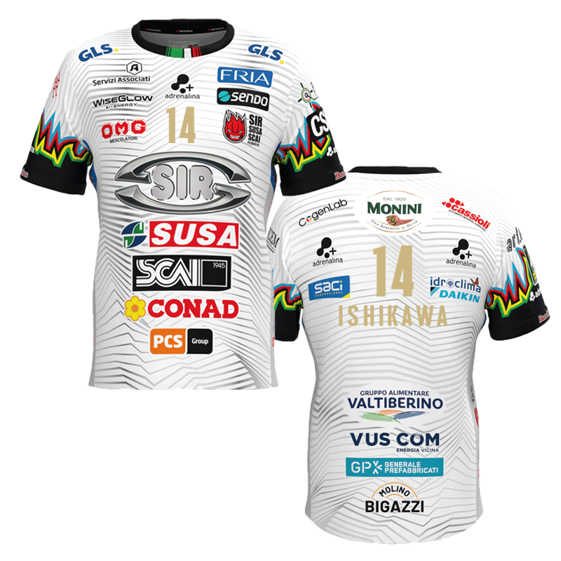 バレーボール イタリア セリエAセーフティペルージャ 2025-26試合用