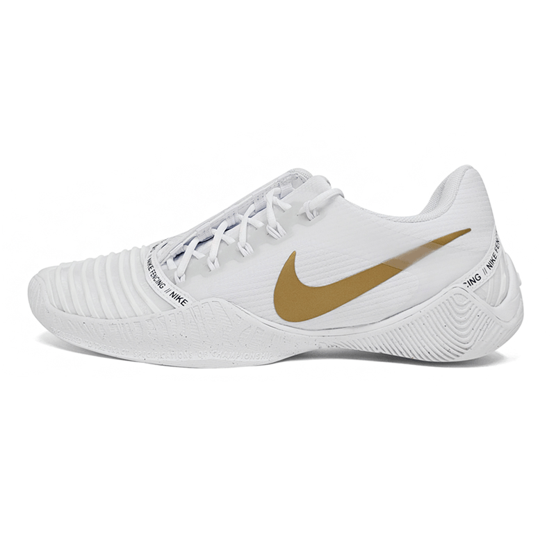 nike 海外限定版フェンシングシューズバレストラ2(ホワイト/メタリック