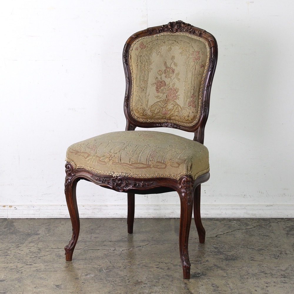 フランス アンティーク 19世紀 ローズウッド サロンチェア | キヤ