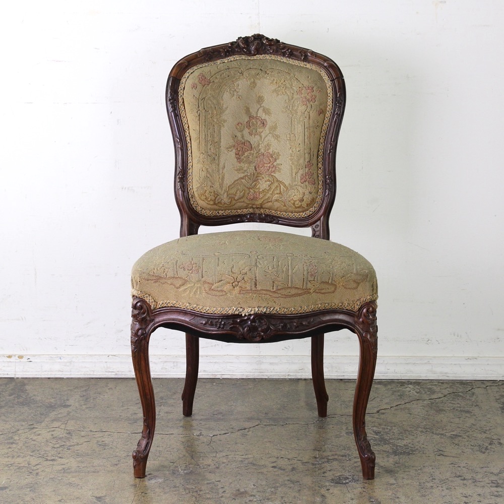 フランス アンティーク 19世紀 ローズウッド サロンチェア | キヤ