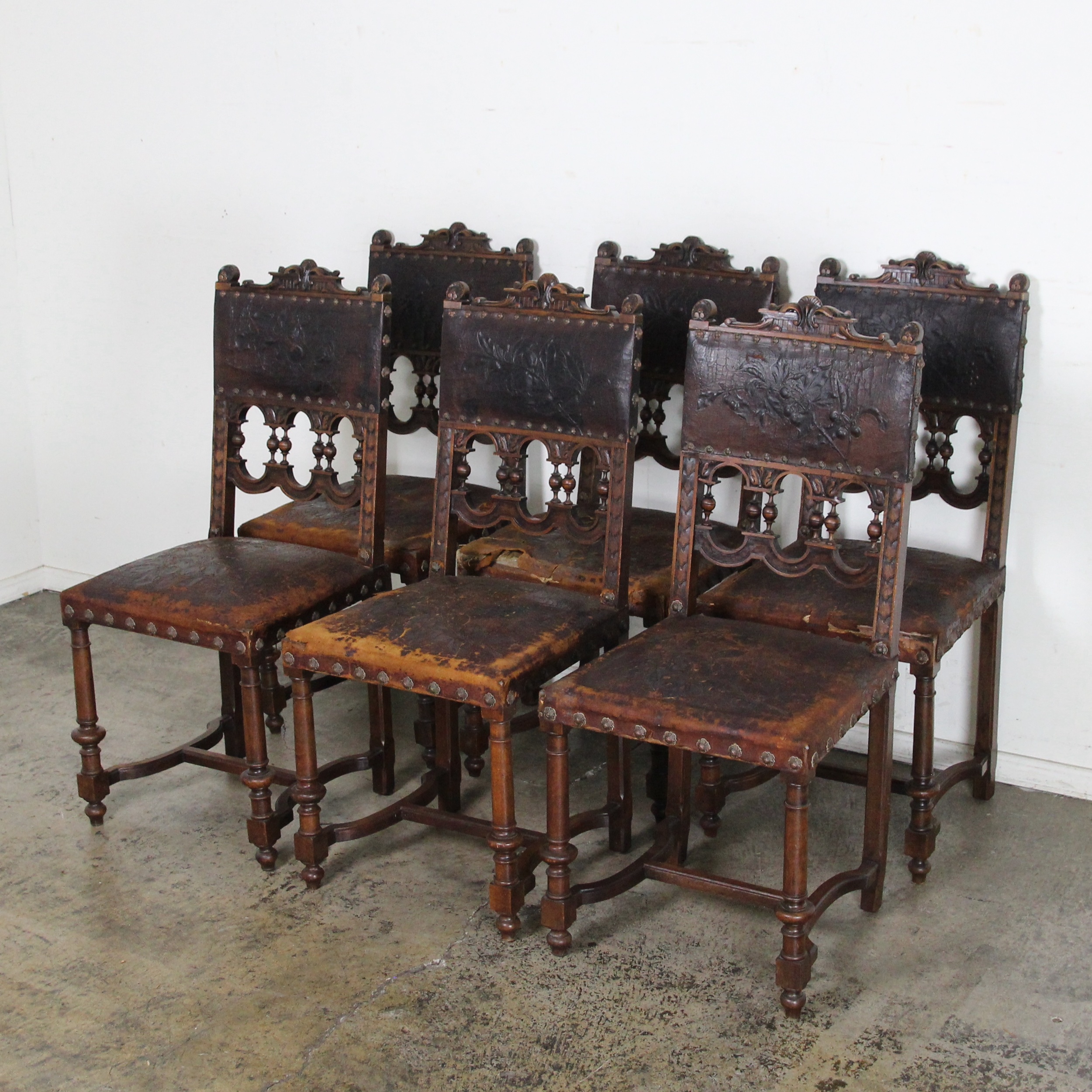 フランス アンティーク 19世紀 ウォルナット ダイニングチェア | キヤ