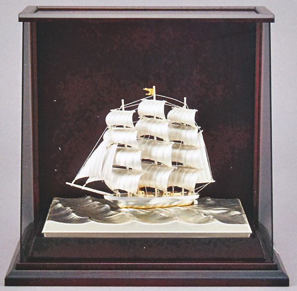 帆船置物 | 銀製品 | 清田工芸