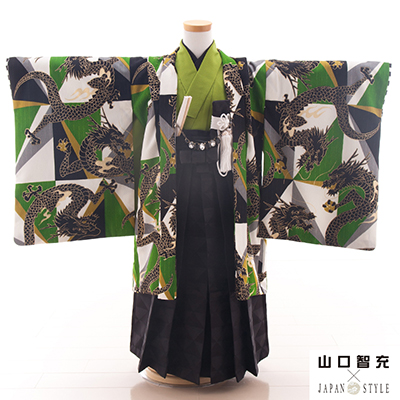 七五三 着物 レンタル 五歳 5歳 紋付・袴 310058 山口智充×JAPAN STYLE